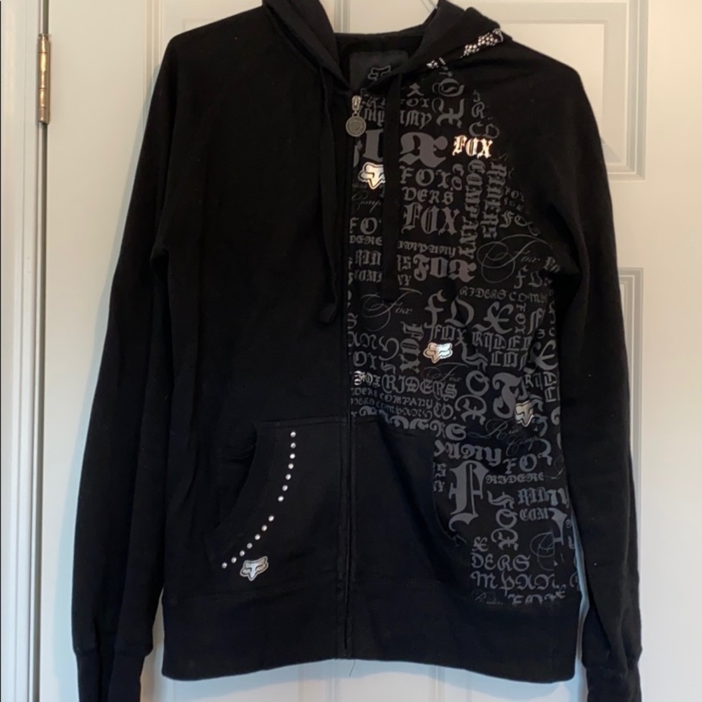 Fox Riders zip up hoodie.